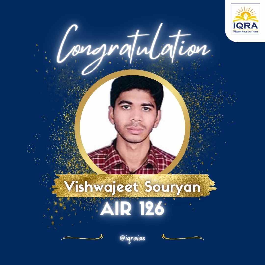 IQRA IAS Academy Pune Topper Student 7 Photo